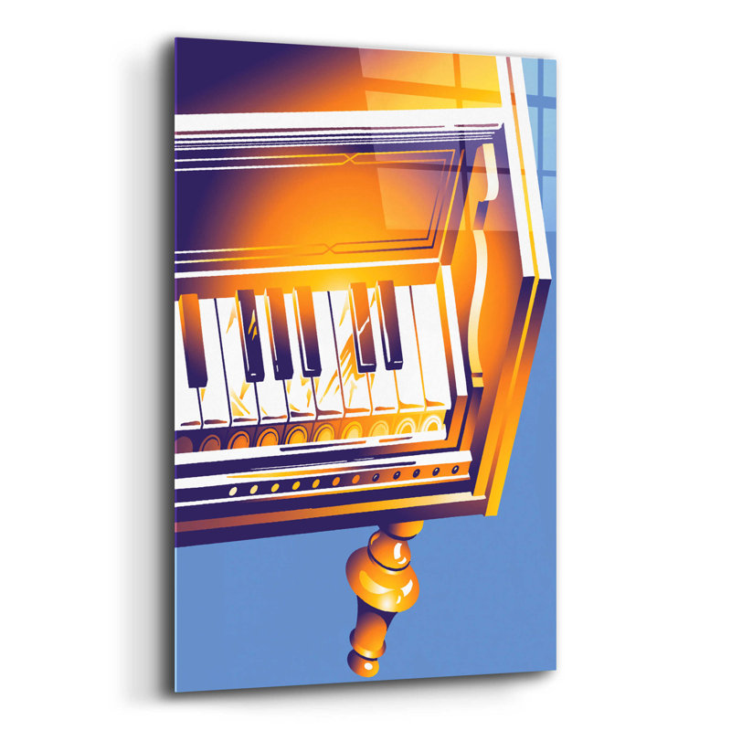 «Old Piano» par David Chestnutt, impression sans cadre, H 16 po x l 12 po x P 0,13 po
