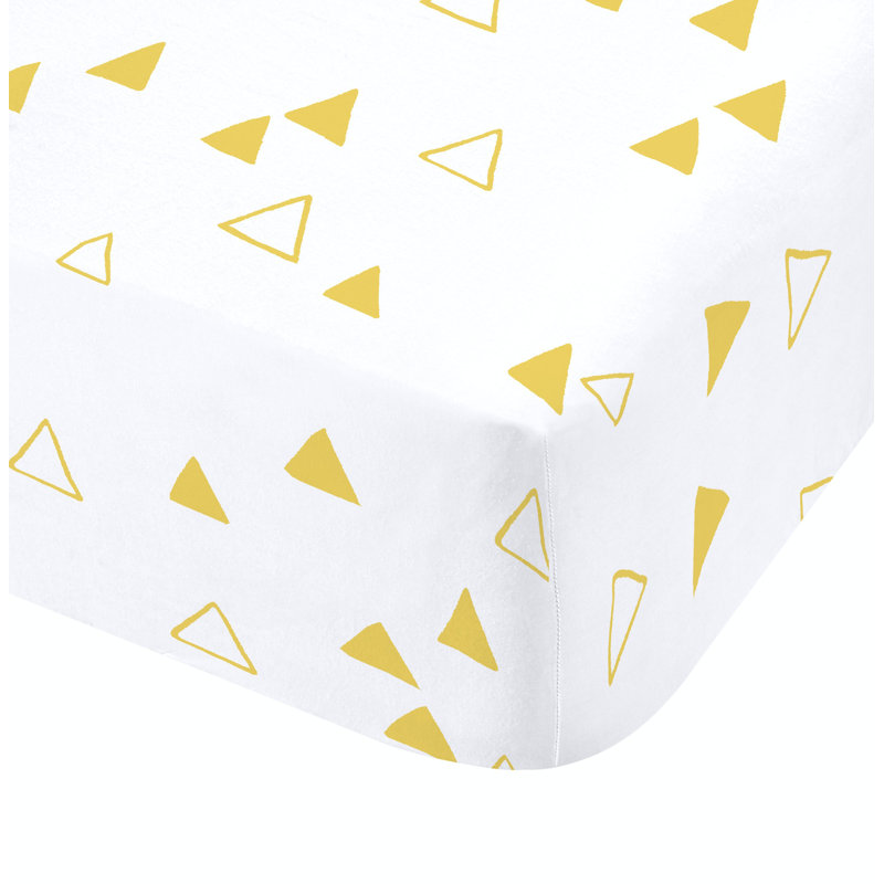 Giraffe Shapes Fitted Sheet, Single (3')