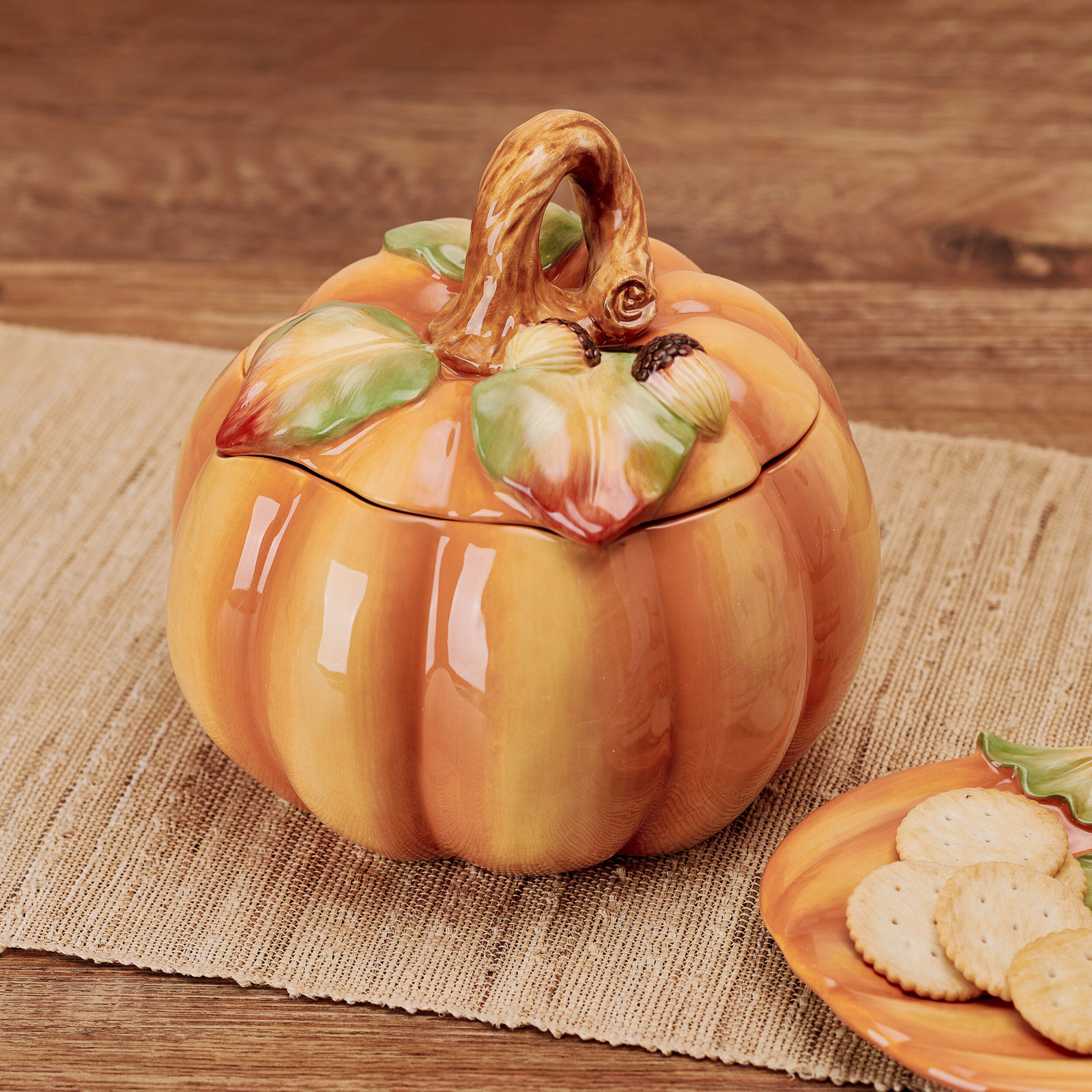 Fall Havest Fall Harvest Pumpkin Cookie Jar