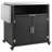 Outdoor Cabinet with Folding & Expandable Work Surfaces, Ample Storage Space, and Lockable Wheels