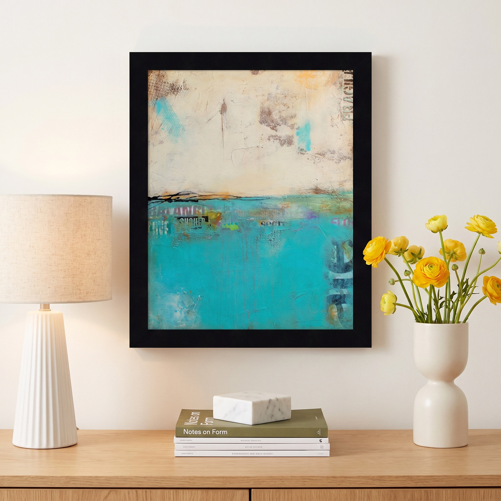 Urban Edge Print by Erin Ashley, 13" H x 11" W, Black