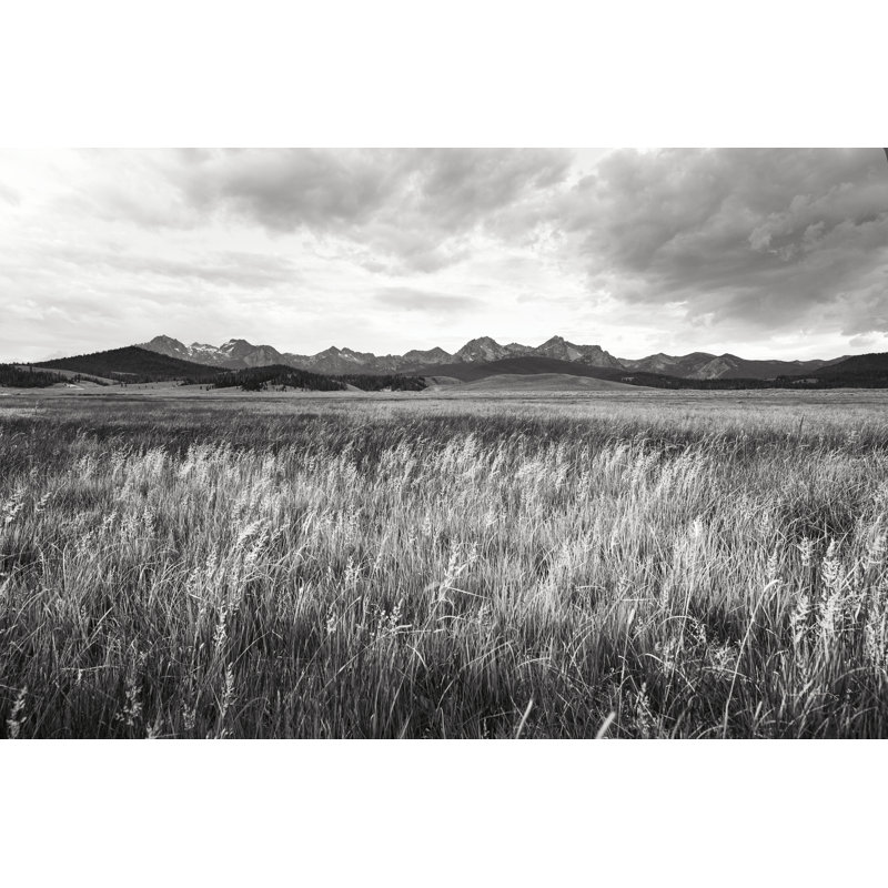 Sawtooth Mountains Idaho II BW, H 8 po x l 12 po