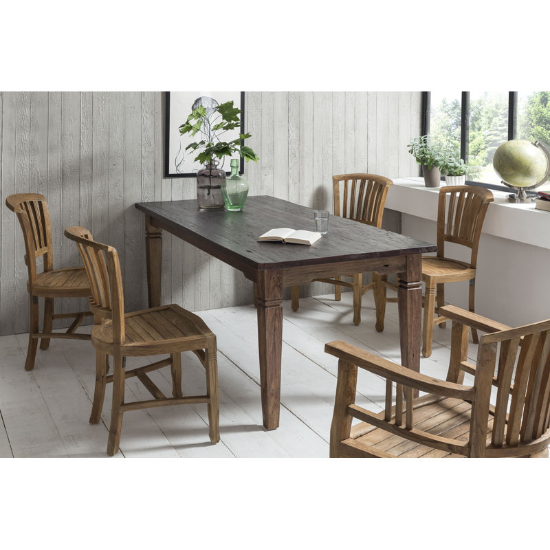Odling 47cm H Solid Wood Slat Back Side Chair
