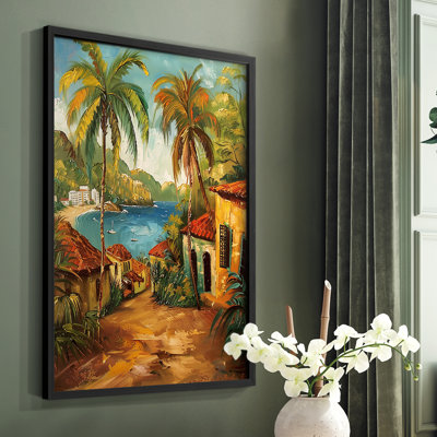 Série LANDSCAPES CDVI - reproduction encadrée de qualité supérieure - prête à être accrochée - aucun clou requis