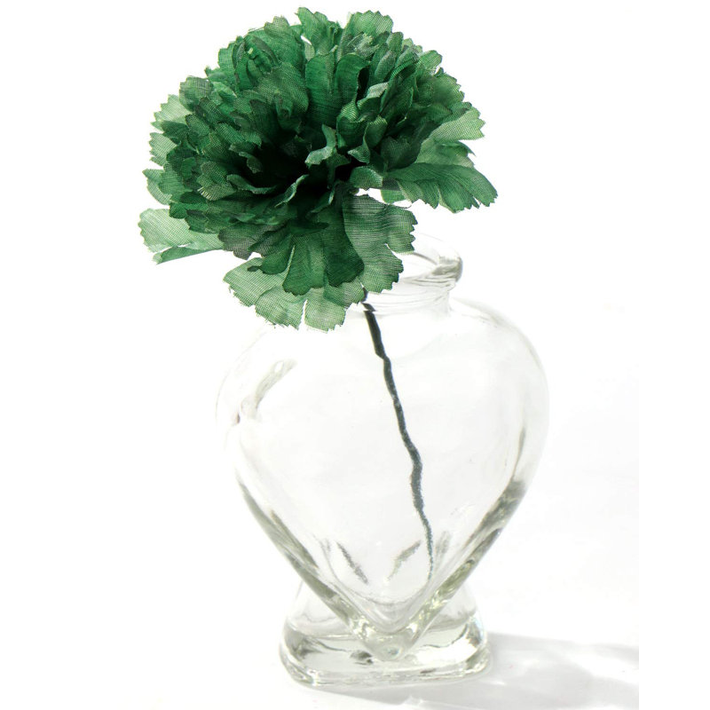 Pot de fleurs en soie, Émeraude