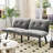 Grey Convertible Folding Modern sofa Bed