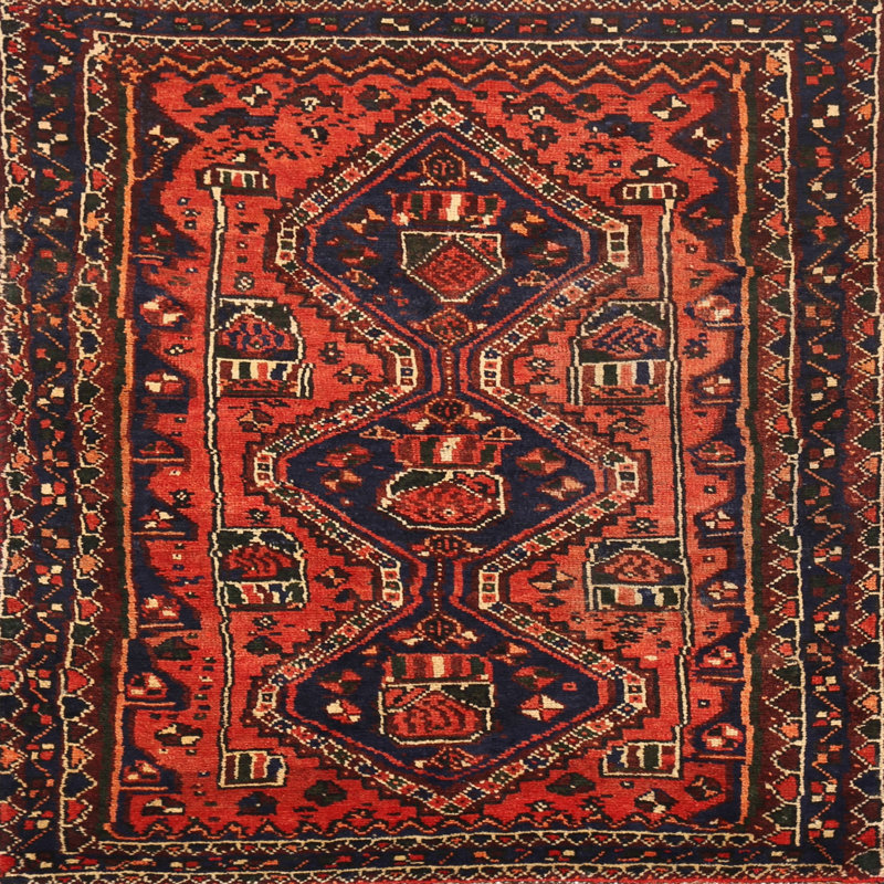 Performance Oriental Indoor Rug, Square 7'