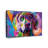 " Weimaraner Multicolored Abstract Multi Piece Canvas Print " 2 - Pieces-93062147