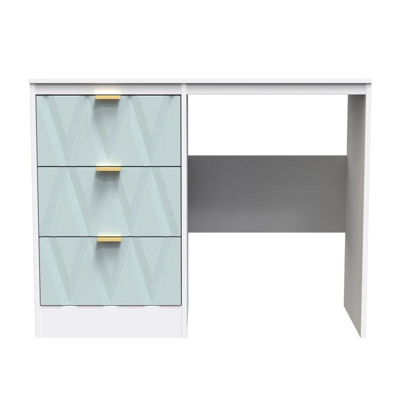 Besmir 3 Drawer Vanity (Ready Assembled), Duck/White