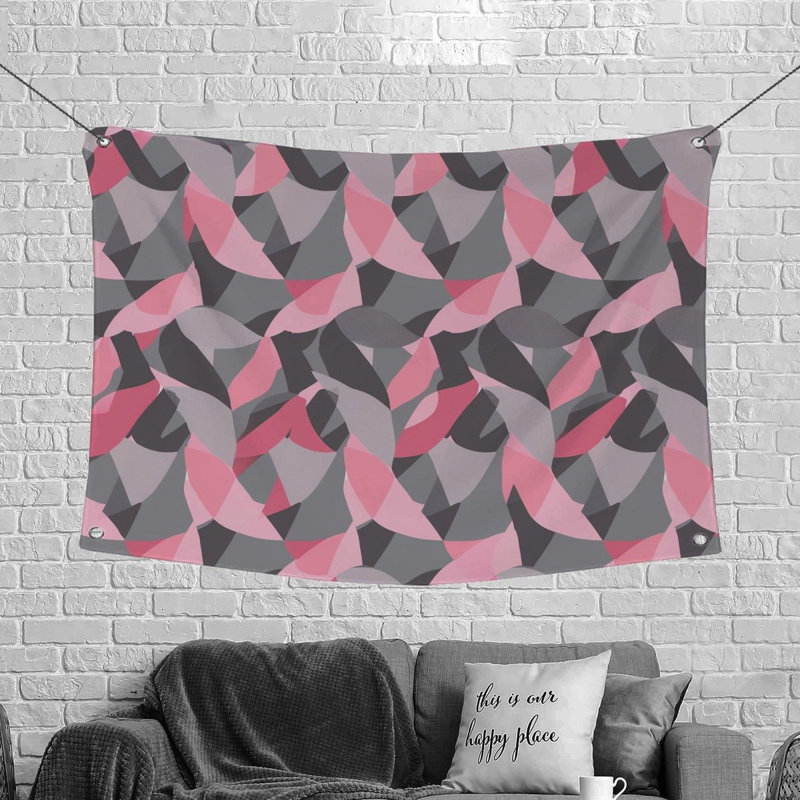 Tapisserie en microfibre, H 88 po x l 104 po