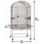 Cage supérieure à dôme large, platine-2099351648-2107894449