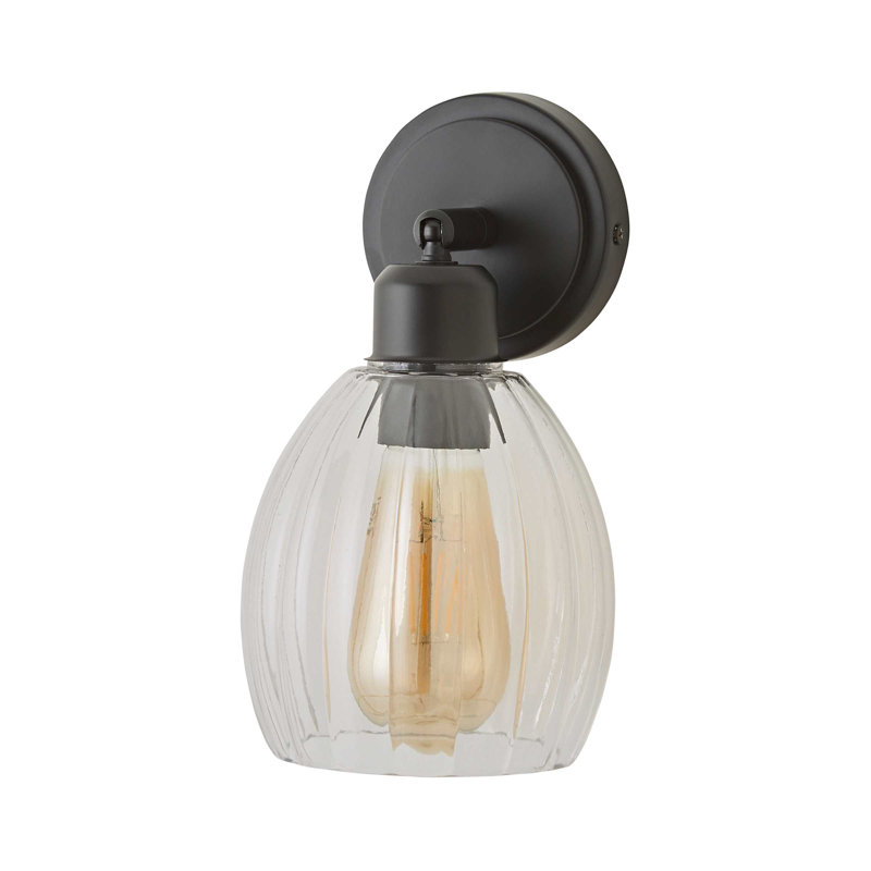 Alaynah Armed Sconce, 2, Matte Black