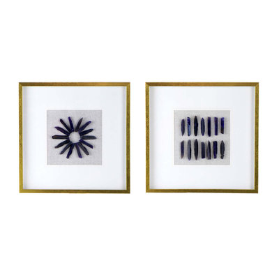 Ensemble de 2 boîtes murales Grace Agate Shadow Boxes