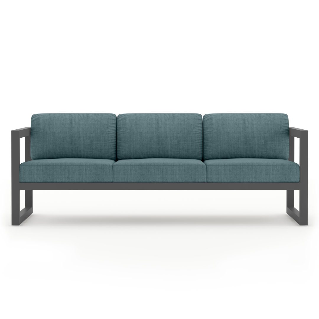 Smith 84" Outdoor Sofa with Sunbrella Cushions AllModern Cushion 