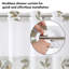 Rideau de douche 72X75 sans crochets - 100% polyester