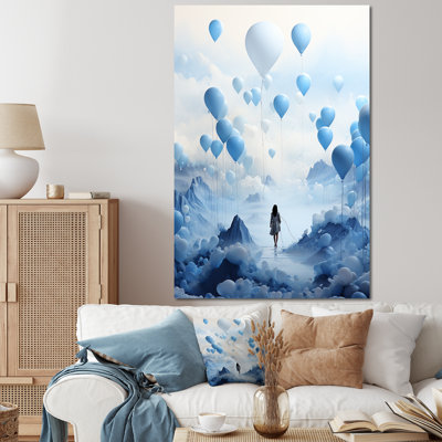 Sky Is The Limit Woman Motivation III - Motivation Wall Art