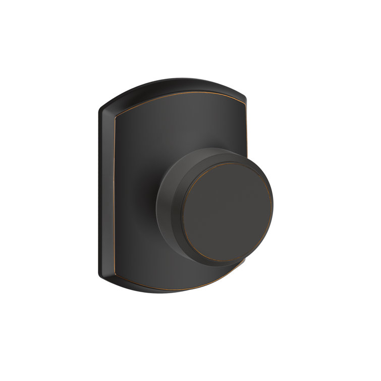 Bowery Knob with Greenwich Trim Hall and Closet Lock