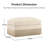 Ottoman Leopard Chenille -Beige Coffee-1970628271
