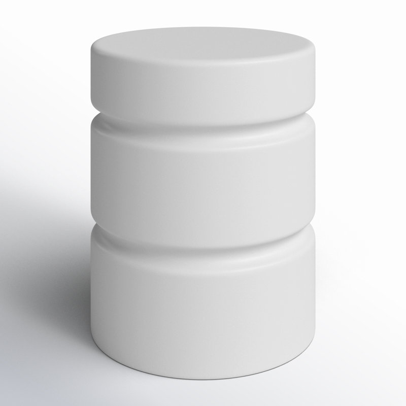 Brainard End Table, White