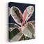 Bleu marine et rose plante abstraite contemporaine élégante rose nature plante murale-949046530