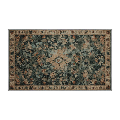 Tapis brun lavable à la machine