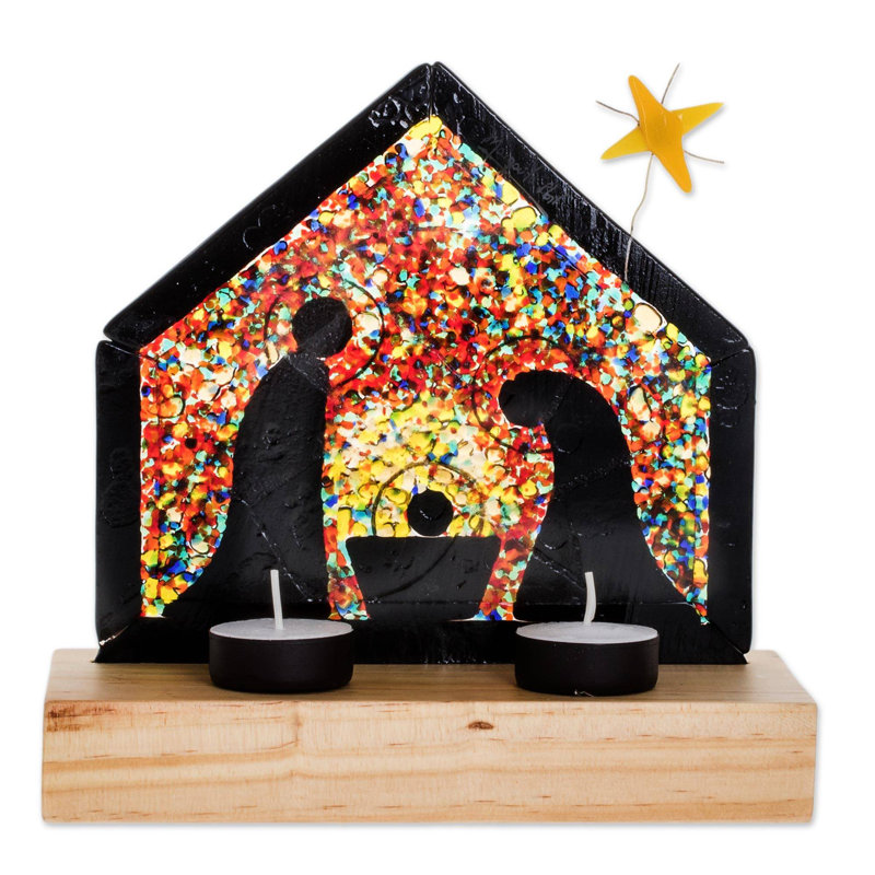 Sculpture crèche light of love