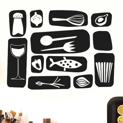Kitchen Symbols Wall Sticker