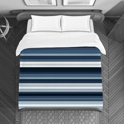 Polyester Striped Duvet Cover