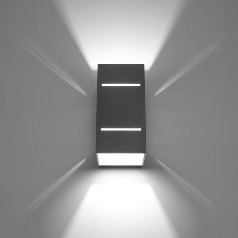 BLOCCO Wall Sconce, Grey