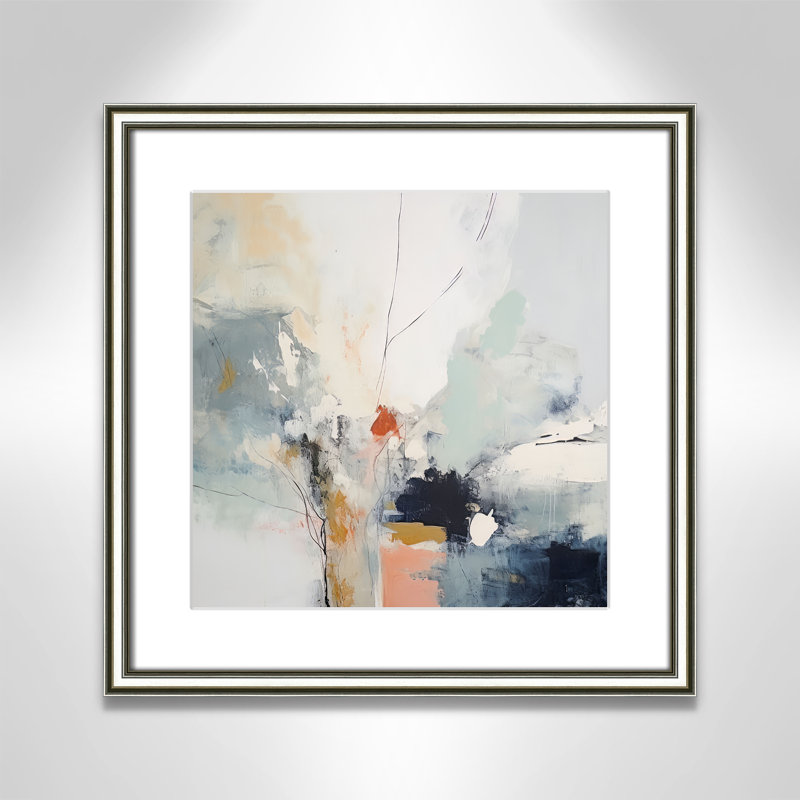 «Ethereal Blue Beats II» par Irena Orlov, L 18,25 po x H 18,25 po, Imprimé mat, Silver Classic