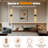 Dimmable Wall Sconce Rechargeable Black Fixture with Remote and Touch Control for Mirror Painting Bedroom Living Room-1543298705