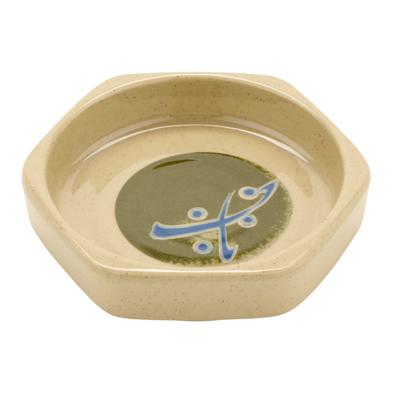 Assiette à ramequin / à sauce hexagonale traditionnelle GET 038-TD, 3 onces (ensemble de 12)