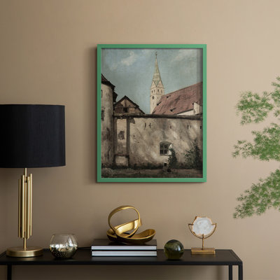 Vintage Landscape CXCIII Framed Print - Solid Wood