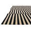 Tapis noir et blanc Noor