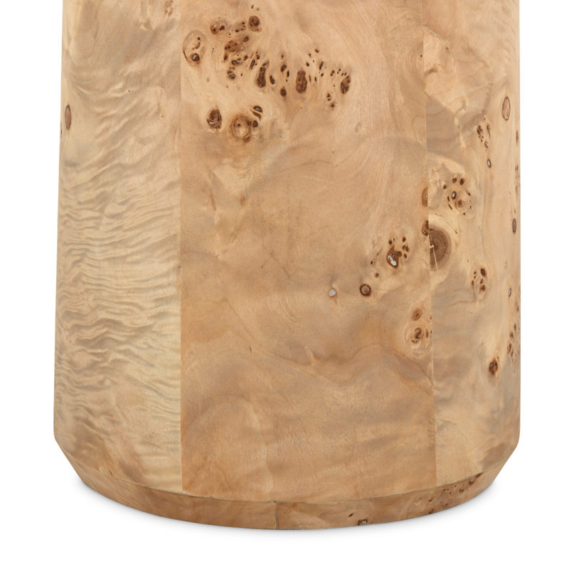 Daxton Floor Lamp, Light Mappa Burl