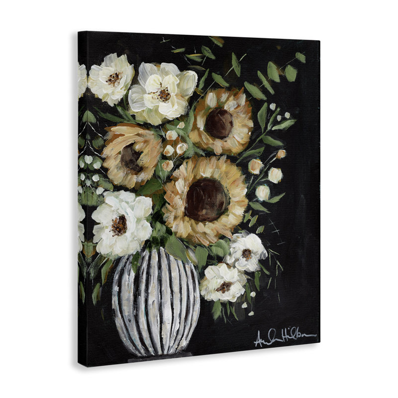 Art mural sur toile Full Country Bouquet par Amanda Hilburn, H 48 po x l 36 po