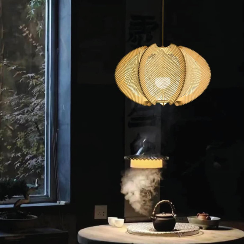 Allice 1 - Light Natural Chandelier Pendant
