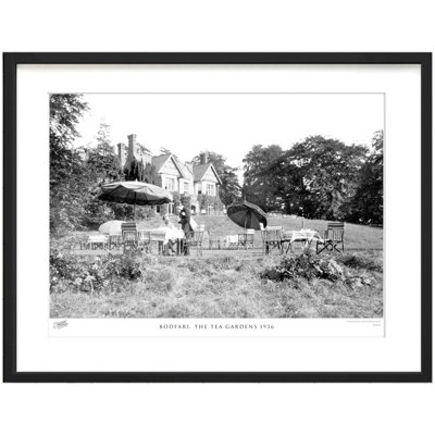 Bodfari, The Tea Gardens 1936 by Francis Frith - Single Picture Frame Print