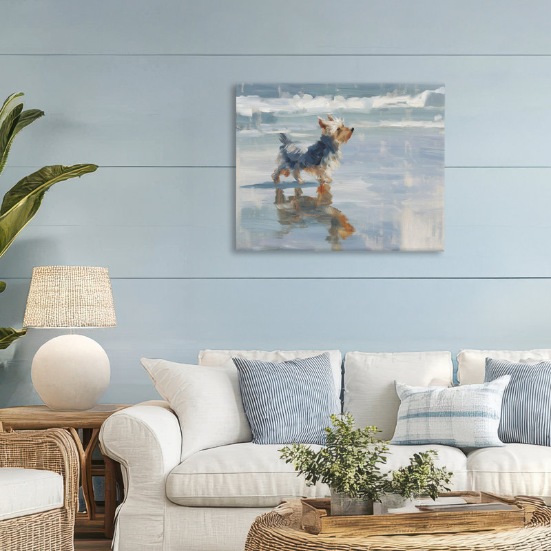 Toile Yorkie's Quiet Moment, design par Svetlana Aleynikova, H 24 po x l 30 po