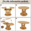 Extendable Dining Table with Built-in Storage