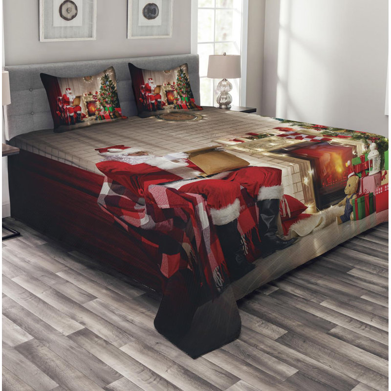 Traditional Polyester Coverlet, King Coverlet + 2 Shams