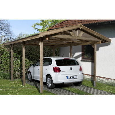 3,4 m x 5 m Carport