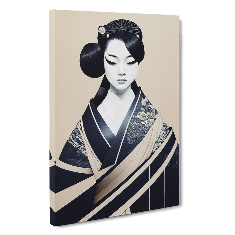 Modern Geisha No.2 - Wrapped Canvas, 60cm H x 40cm W x 3cm D