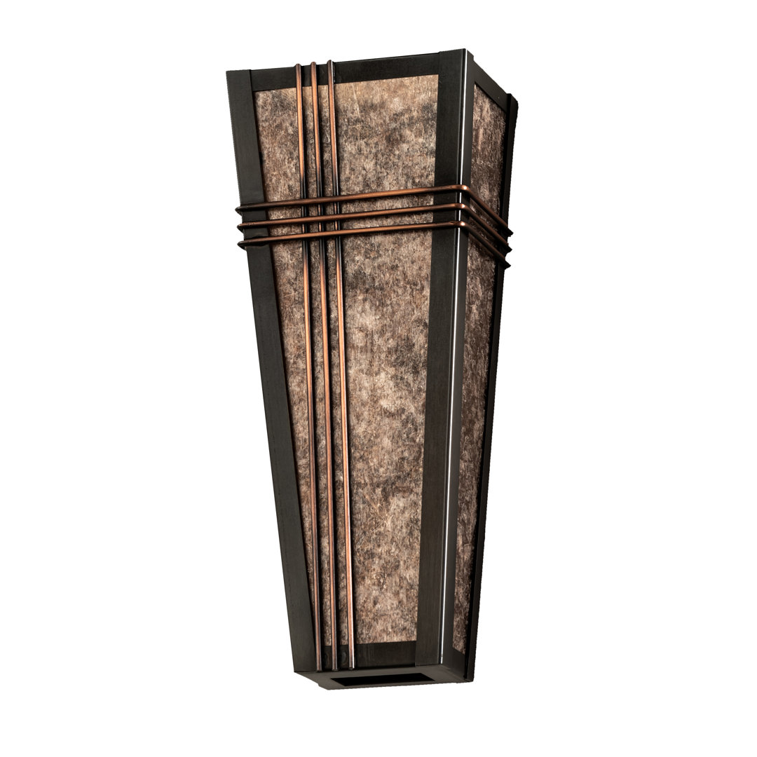 Triangulator Copper Flush Mounted Sconce Meyda Lighting