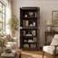 Armoire de rangement en bois Kesterson, 72 pouces avec 5 tablettes-16395302