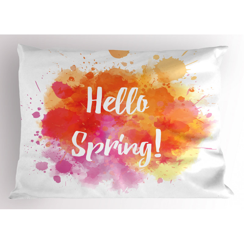 Spring Polyester Sham Set, Twin
