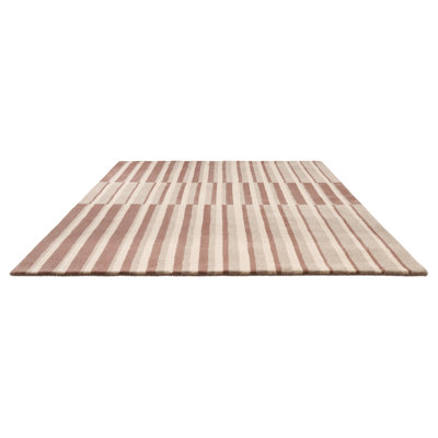 Decor Pilar Handmade Wool Striped Area Rug