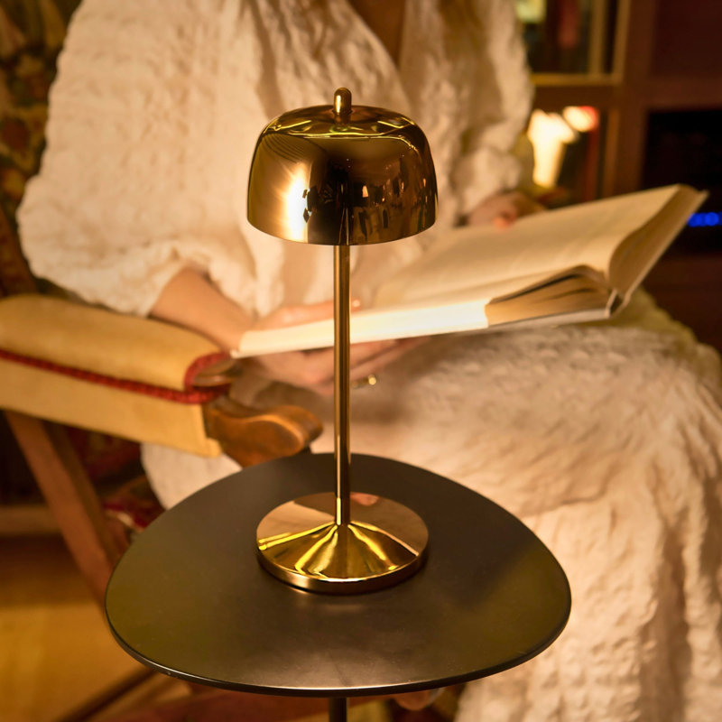 Theta Pro Table Lamp, Polished Gold