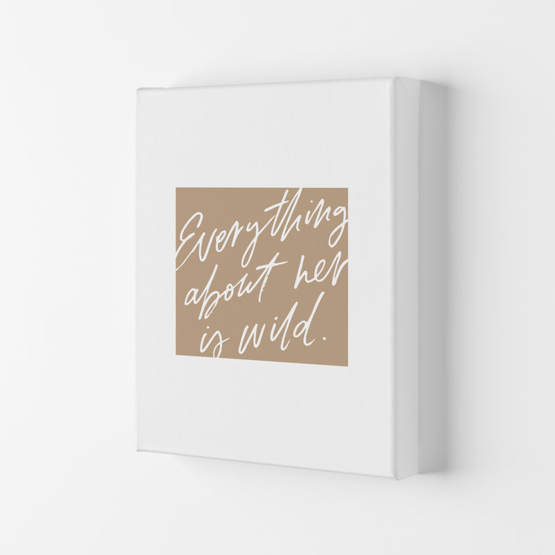 Everything About Her by Planeta444 - Print, No Framed, 30cm H x 21cm W x 1cm D