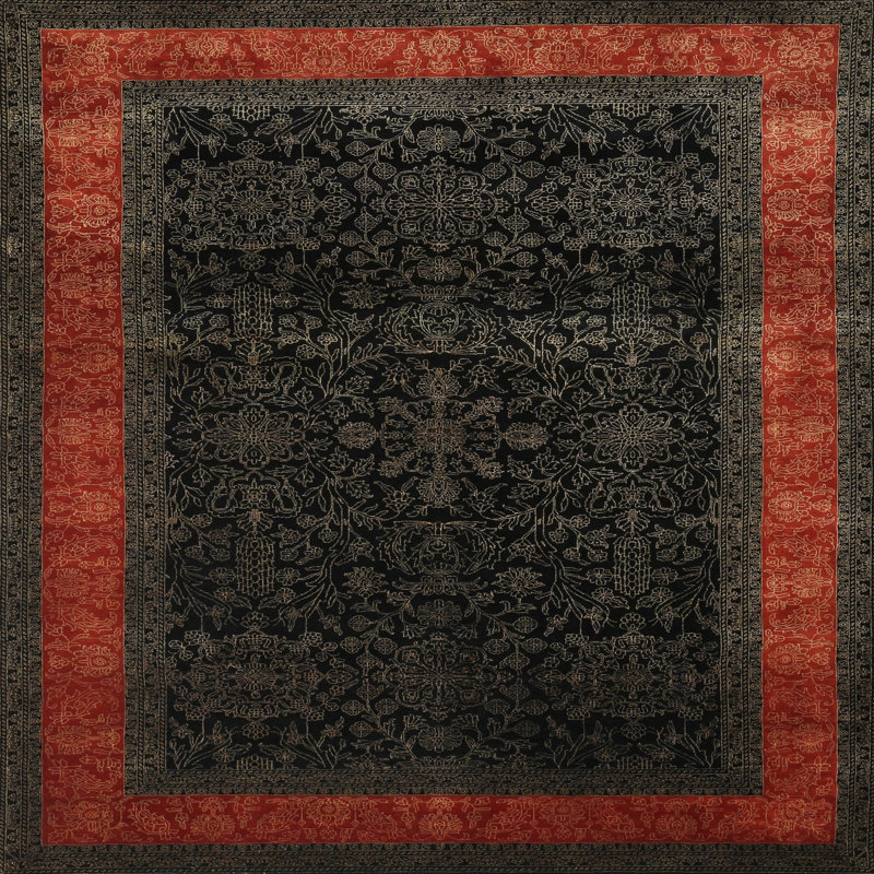 Mannheim Oriental Indoor Rug, Square 3'
